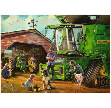 Ravensburger Ravensburger John Deere Then & Now Puzzle 1000pcs