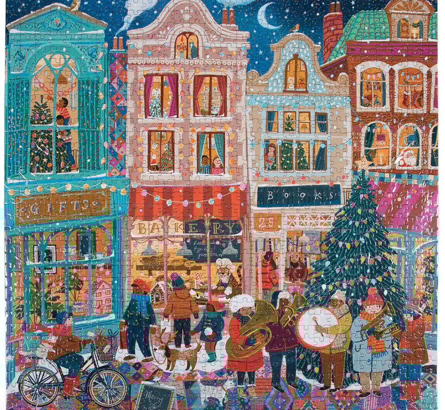 eeBoo A Happy Holiday Puzzle 1000pcs