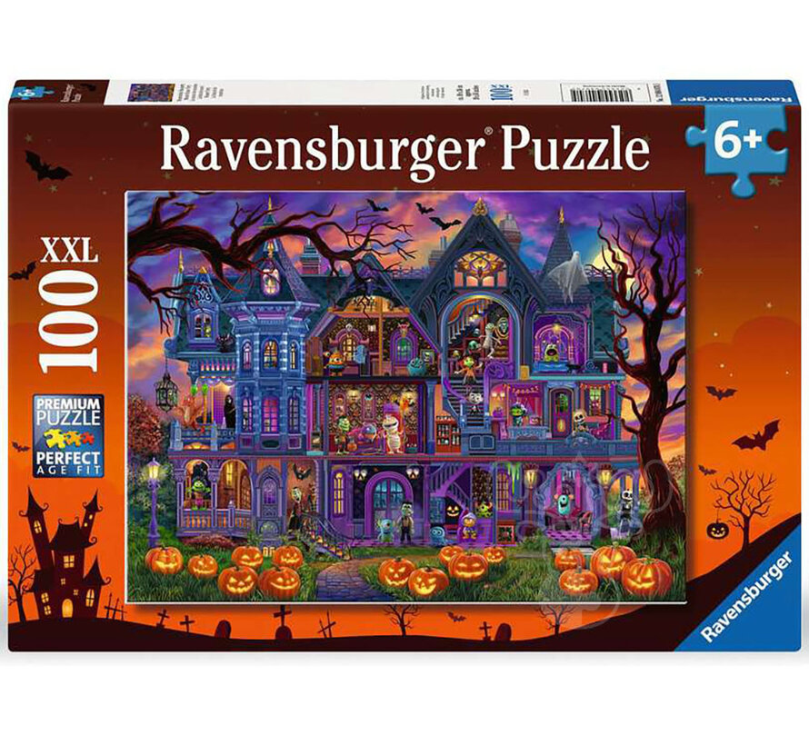 Ravensburger Monster House Party Puzzle 100pcs XXL