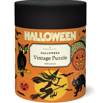 Cavallini Cavallini Vintage: Halloween Puzzle 500pcs