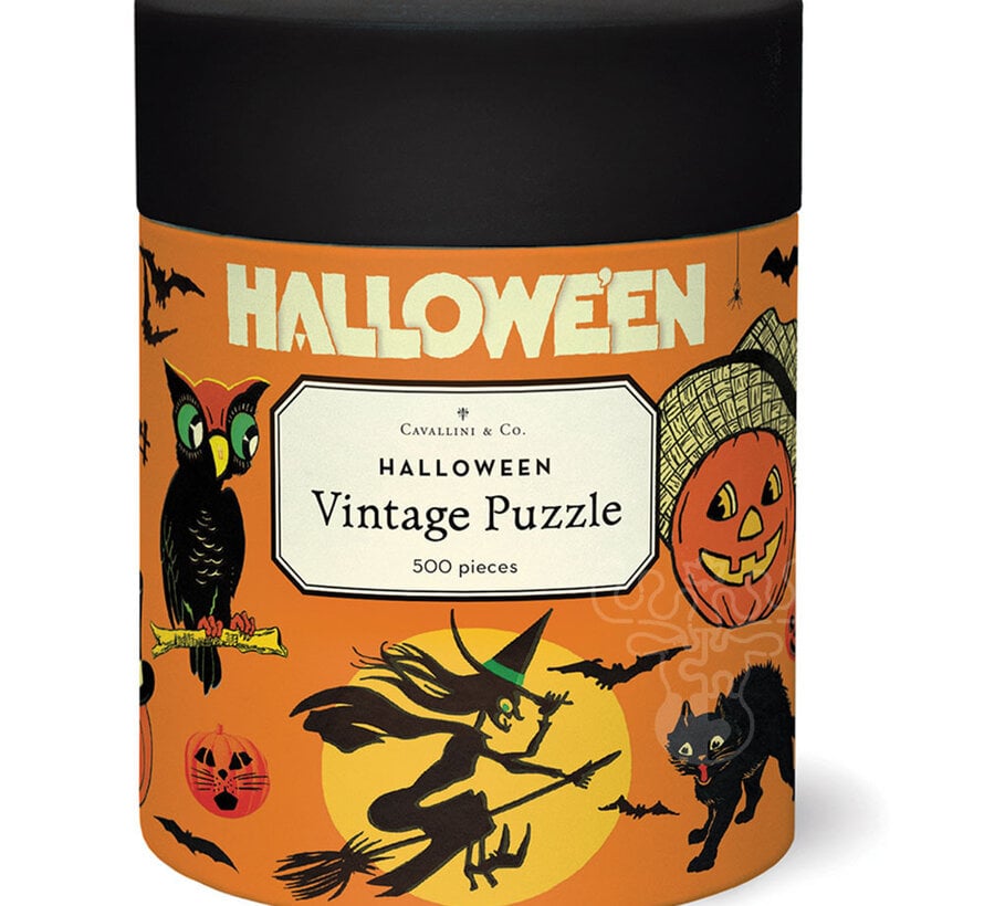 Cavallini Vintage: Halloween Puzzle 500pcs