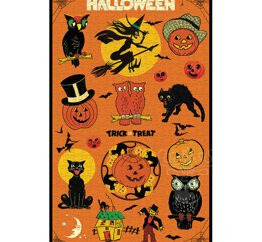 Cavallini Vintage: Halloween Puzzle 500pcs