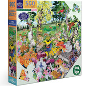 EeBoo FINAL SALE eeBoo Edible Mushrooms Octagon Puzzle 500pcs