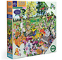 FINAL SALE eeBoo Edible Mushrooms Octagon Puzzle 500pcs