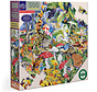 eeBoo Poisonous Mushrooms Octagon Puzzle 500pcs
