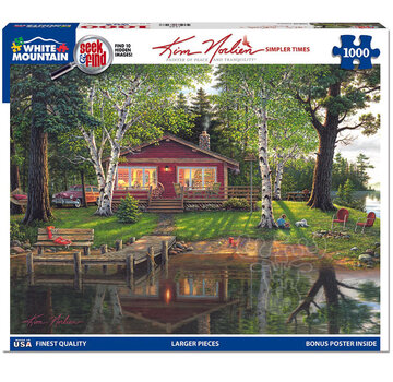 White Mountain White Mountain Simpler Times - Seek & Find Puzzle 1000pcs