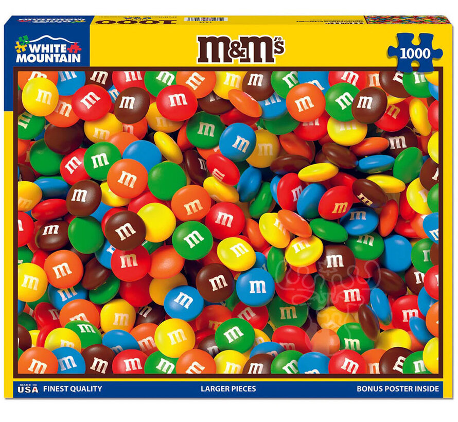 White Mountain M&M’s Lentil Puzzle 1000pcs