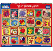 White Mountain White Mountain What Flowers Mean Puzzle 1000pcs