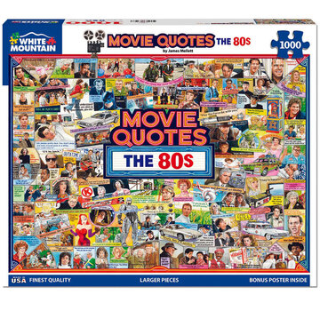 White Mountain White Mountain Movie Quotes The 80s Puzzle 1000pcs