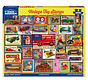 White Mountain Vintage Toy Stamps Puzzle 1000pcs