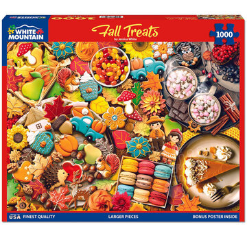 White Mountain White Mountain Fall Treats Puzzle 1000pcs