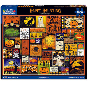 White Mountain White Mountain Happy Haunting Puzzle 1000pcs