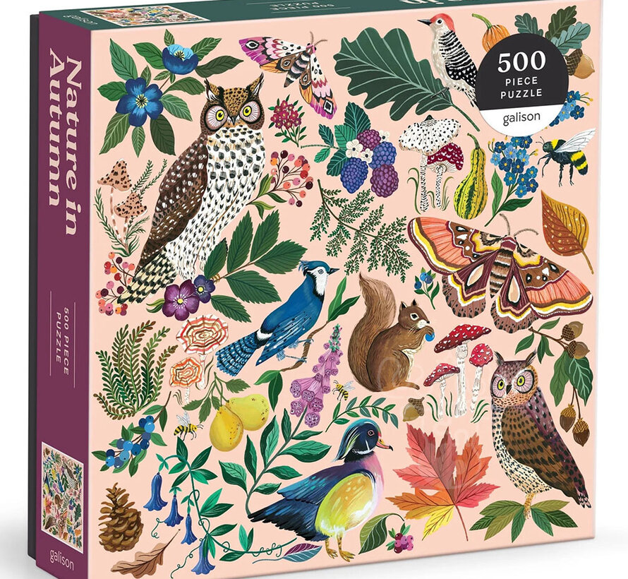 Galison Nature in Autumn Puzzle 500pcs