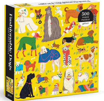 Galison Galison Fashionable Dogs Puzzle 500pcs