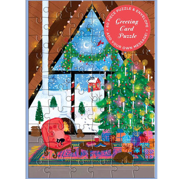 Galison Galison Joy Laforme Cozy Cabin Greeting Card Puzzle 60pcs