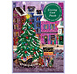 Galison Joy Laforme Christmas Square Greeting Card Puzzle 60pcs