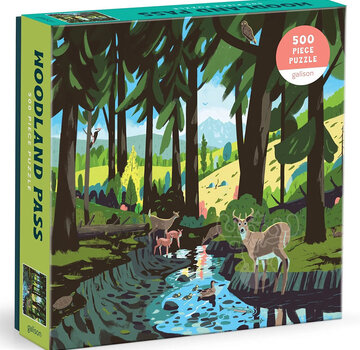 Galison Galison Woodland Pass Puzzle 500pcs