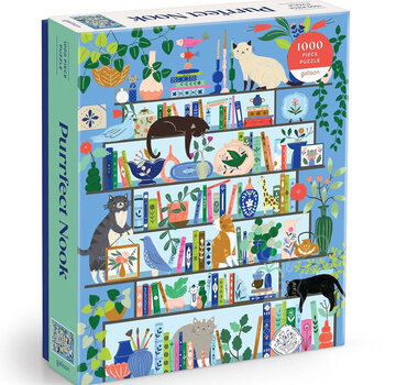Galison Galison Purrfect Nook Puzzle 1000pcs