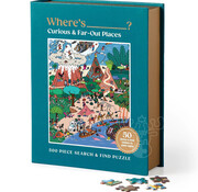 Galison Galison Where's ________? Curious and Far Out Places Search and Find book Box Puzzle 500pcs