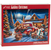 Vermont Christmas Company Vermont Christmas Co. Golden Christmas Puzzle 1000pcs