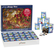 Vermont Christmas Company Vermont Christmas Co. Sleepy Time Simple Sections™ Puzzle 1000pcs