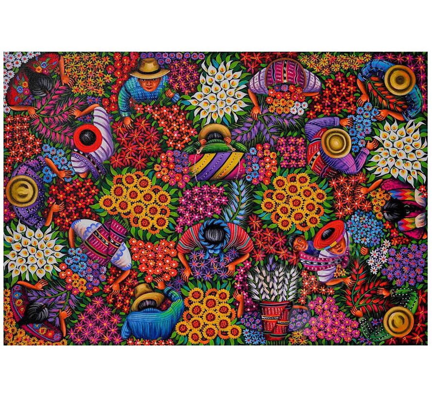 Art & Fable Flower Harvest Puzzle 500pcs