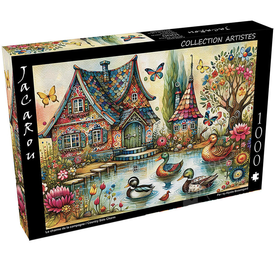 JaCaRou Country Side Charm / Le charme de la campange Puzzle 1000pcs