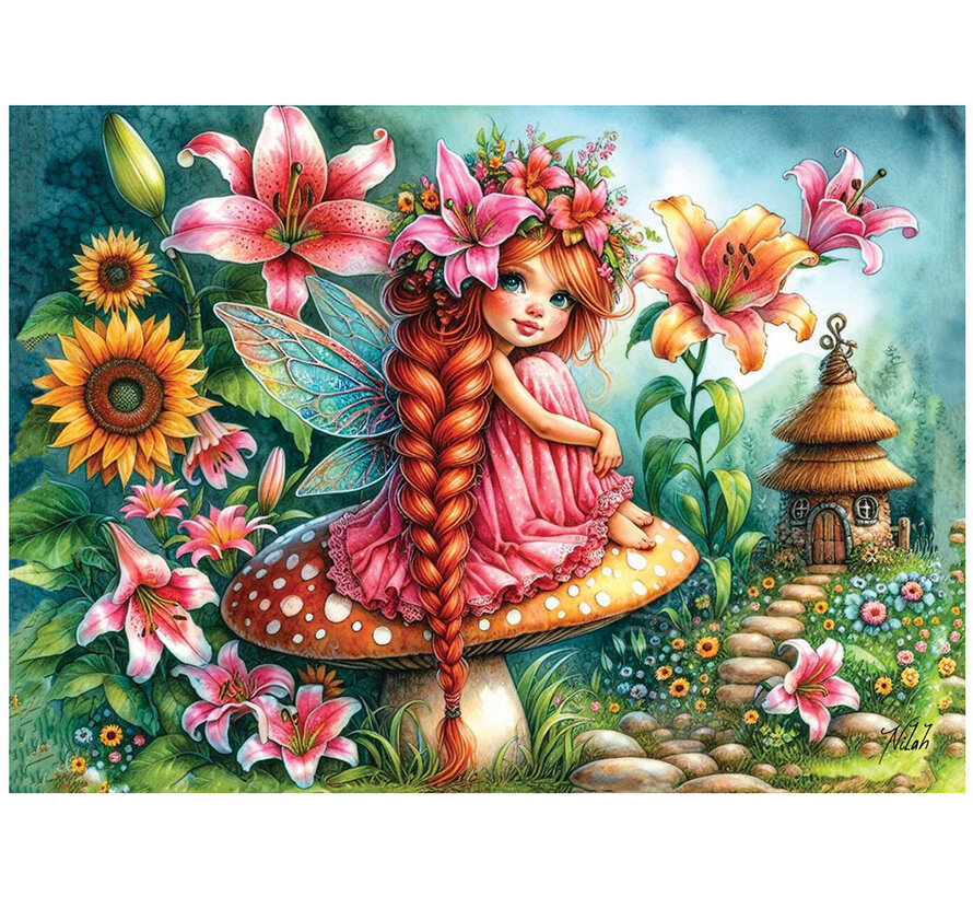 FINAL SALE JaCaRou Rosy Reverie Puzzle 1000pcs