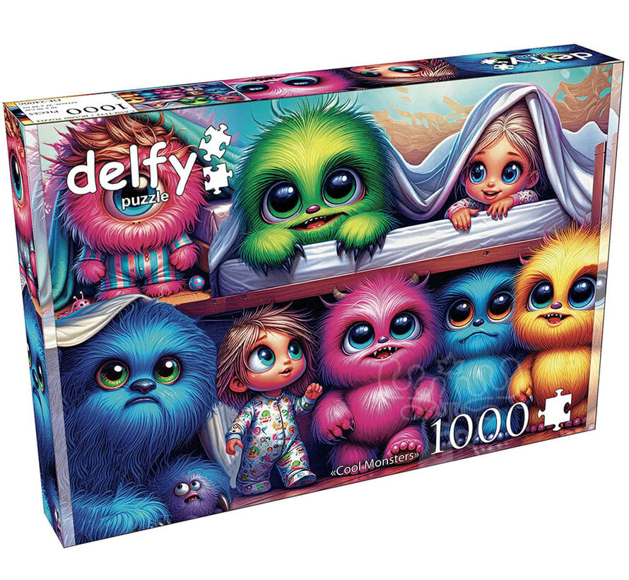 Delfy Cool Monsters Puzzle 1000pcs