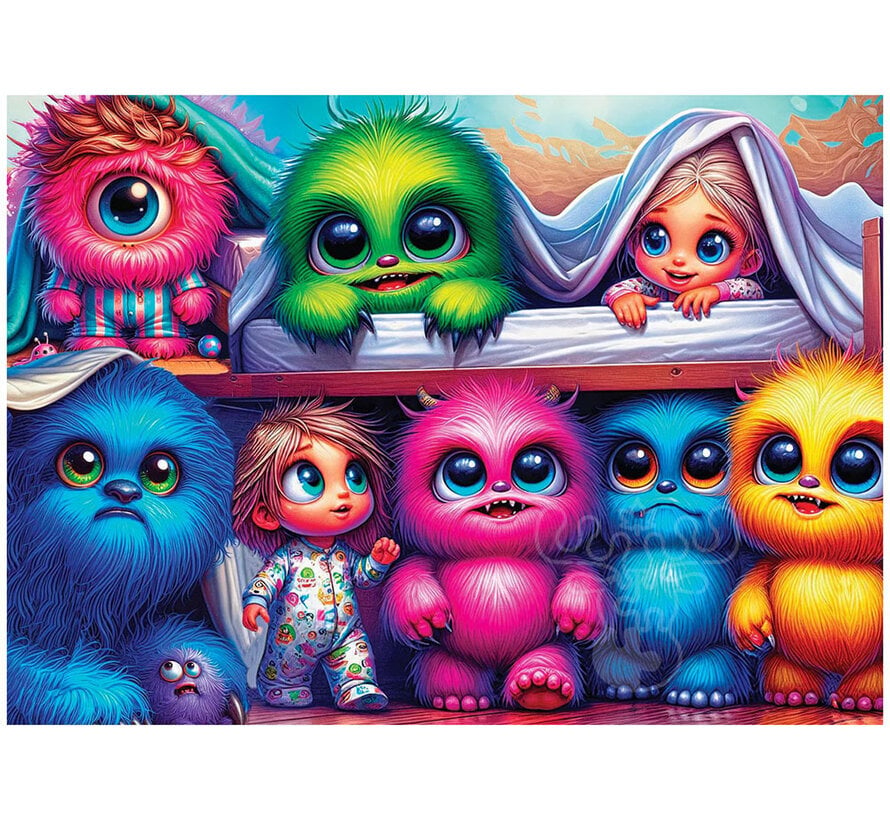 Delfy Cool Monsters Puzzle 1000pcs