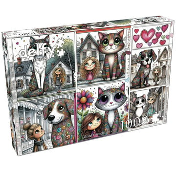 Delfy Delfy Giant Friendships Puzzle 1000pcs