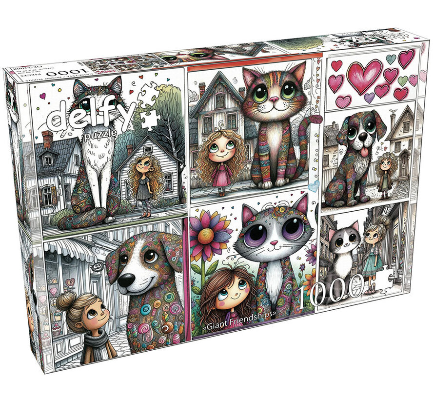 Delfy Giant Friendships Puzzle 1000pcs