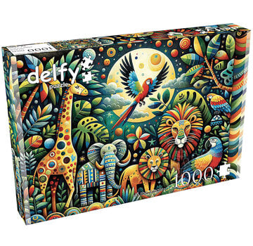 Delfy Delfy In the Jungle Puzzle 1000pcs