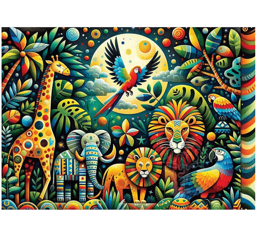 Delfy In the Jungle Puzzle 1000pcs