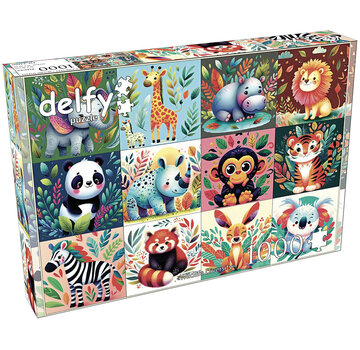 Delfy FINAL SALE Delfy Wildlife Diversity Puzzle 1000pcs - Canada Only
