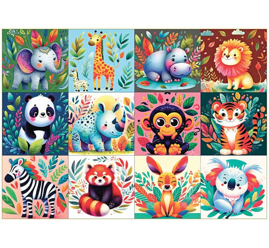 FINAL SALE Delfy Wildlife Diversity Puzzle 1000pcs*