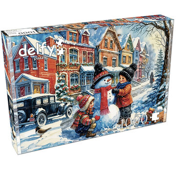 Delfy Delfy Winter Scene Puzzle 1000pcs - Canada Only