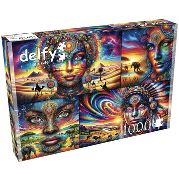 Delfy Delfy Wordly Godesses Puzzle 1000pcs - Canada Only