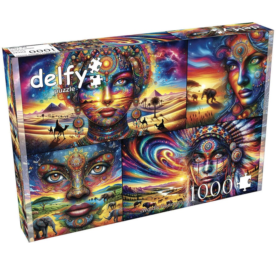 Delfy Wordly Godesses Puzzle 1000pcs