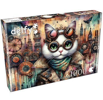 Delfy Delfy Purrfect Urbanity Puzzle 1000pcs