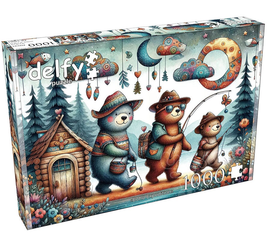 Delfy BoHo Expedition Puzzle 1000pcs