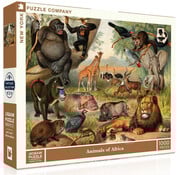New York Puzzle Company New York Puzzle Co. Vintage Collection: Animals of Africa Puzzle 1000pcs