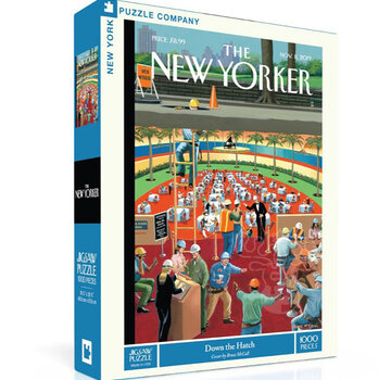 New York Puzzle Company New York Puzzle Co. The New Yorker: Down the Hatch Puzzle 1000pcs
