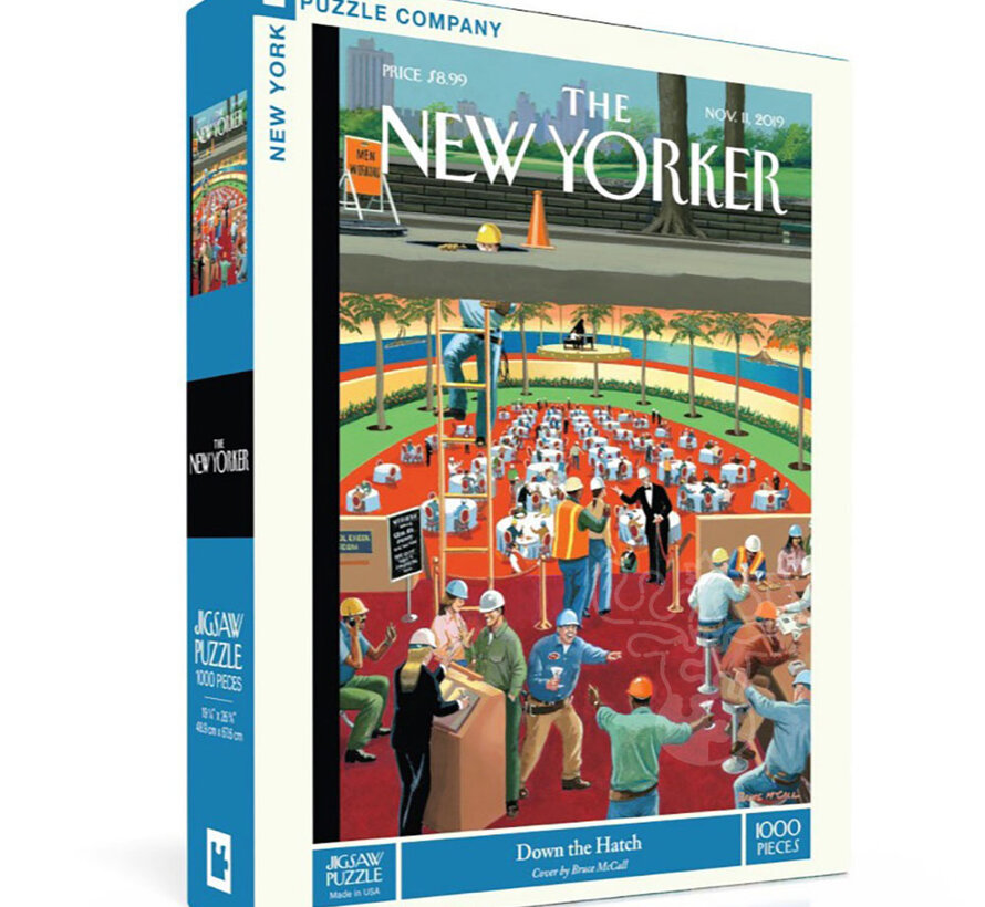 New York Puzzle Co. The New Yorker: Down the Hatch Puzzle 1000pcs