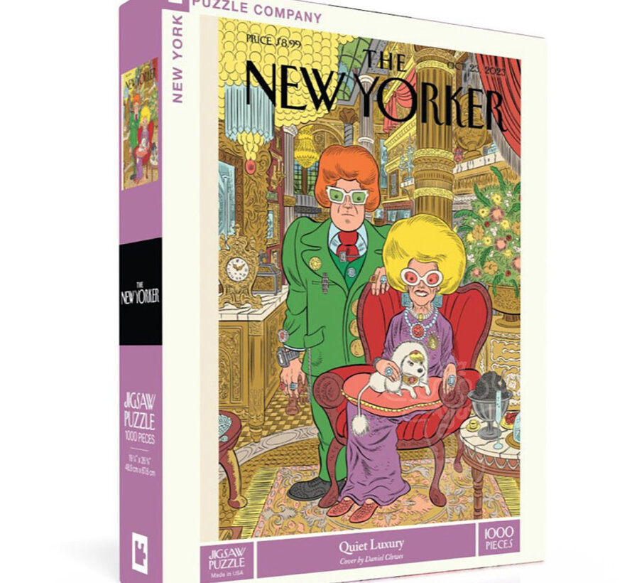 New York Puzzle Co. The New Yorker: Quiet Luxury Puzzle 1000pcs