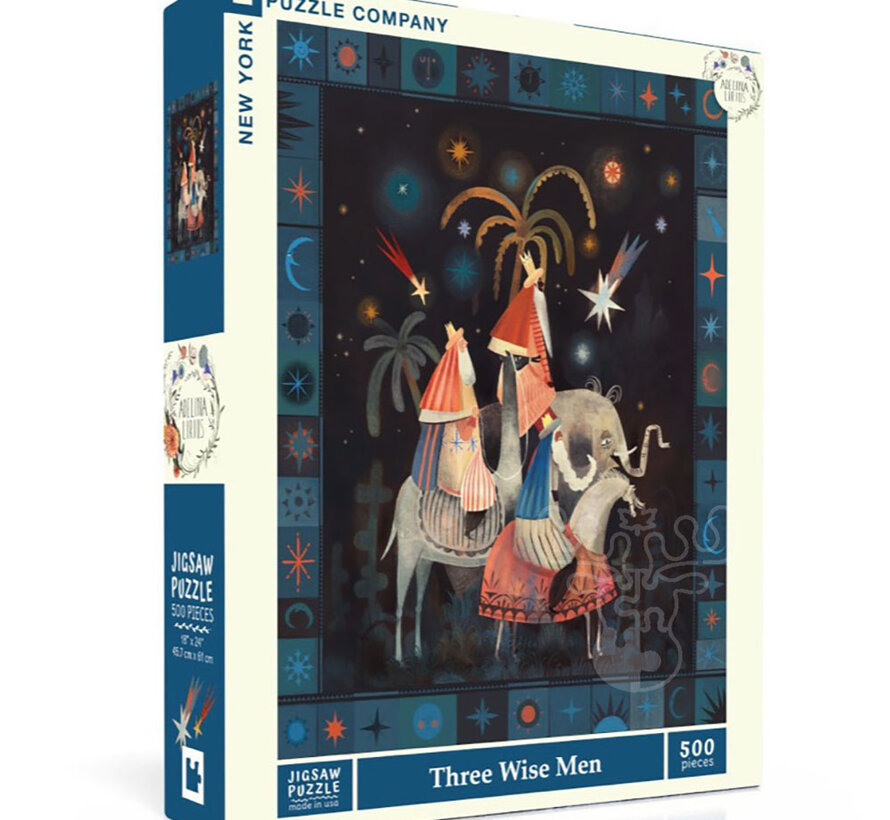 New York Puzzle Co. Adelina Lirius: Three Wise Men Puzzle 500pcs