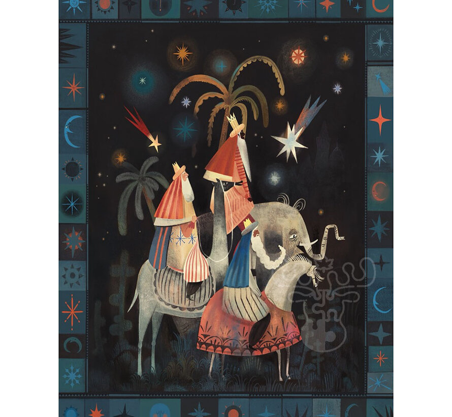 New York Puzzle Co. Adelina Lirius: Three Wise Men Puzzle 500pcs