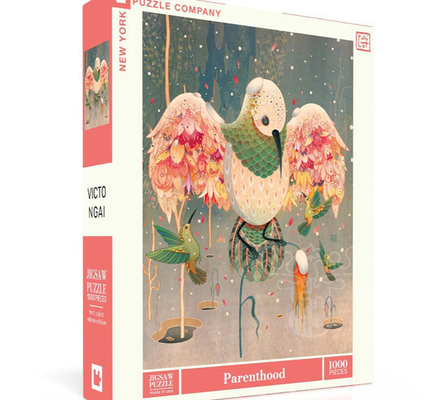 New York Puzzle Co. Victo Ngai: Parenthood Puzzle 1000pcs