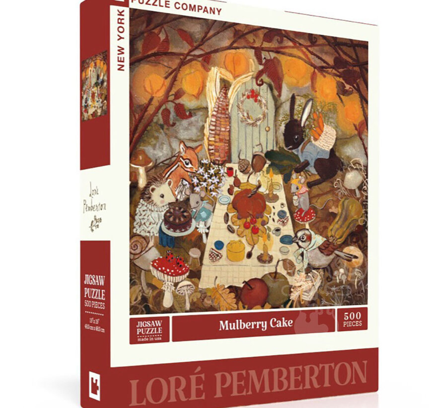New York Puzzle Co. Loré Pemberton: Mulberry Cake Puzzle 500pcs