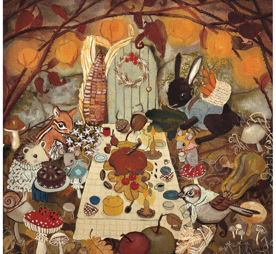 New York Puzzle Co. Loré Pemberton: Mulberry Cake Puzzle 500pcs